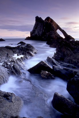 Bow Fiddle Rock, Moray
