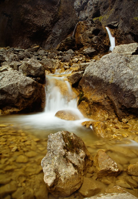 Waterfall in Gordale Scar, Yorkshire