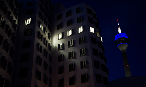 Dusseldorf Rheinturm tower