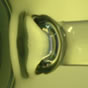 Abstract photo of a glass jug