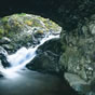 Stream running under Lake District bridge