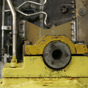 Yellow aircraft engine