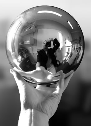 Self portrait of me, Ian Flory in the style of Escher.