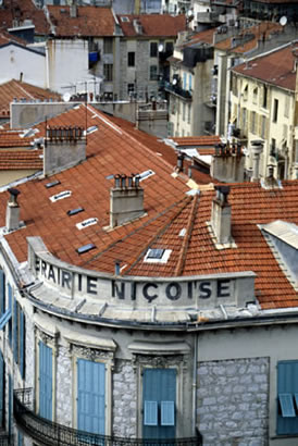 Rooftops in Nice, France