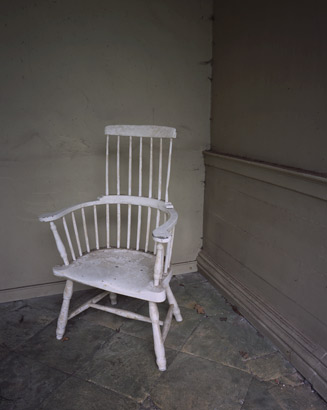 Lone chair at Wallington Hall