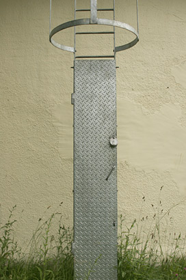 Water tower ladder
